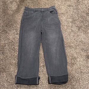 HALARA Gray Straight-Leg Jeans